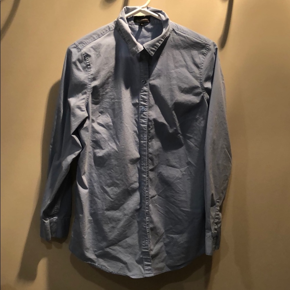 Baby blue button-up